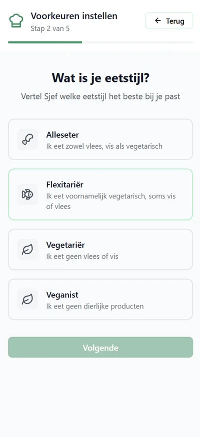 Gerechten die bij je passen - Screenshot 1